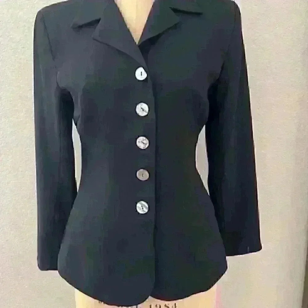 GO from Nordstrom, Black Blazer, Size 4